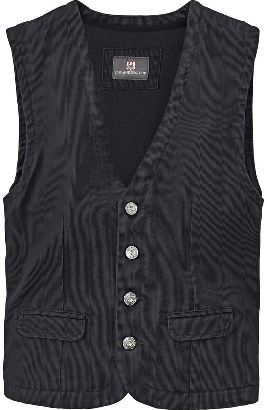 Jan Vanderstorm FIT Collectie Gebreide Trui Met Ingebreid Patroon Rabbe Plus Size Antraciet 17352246