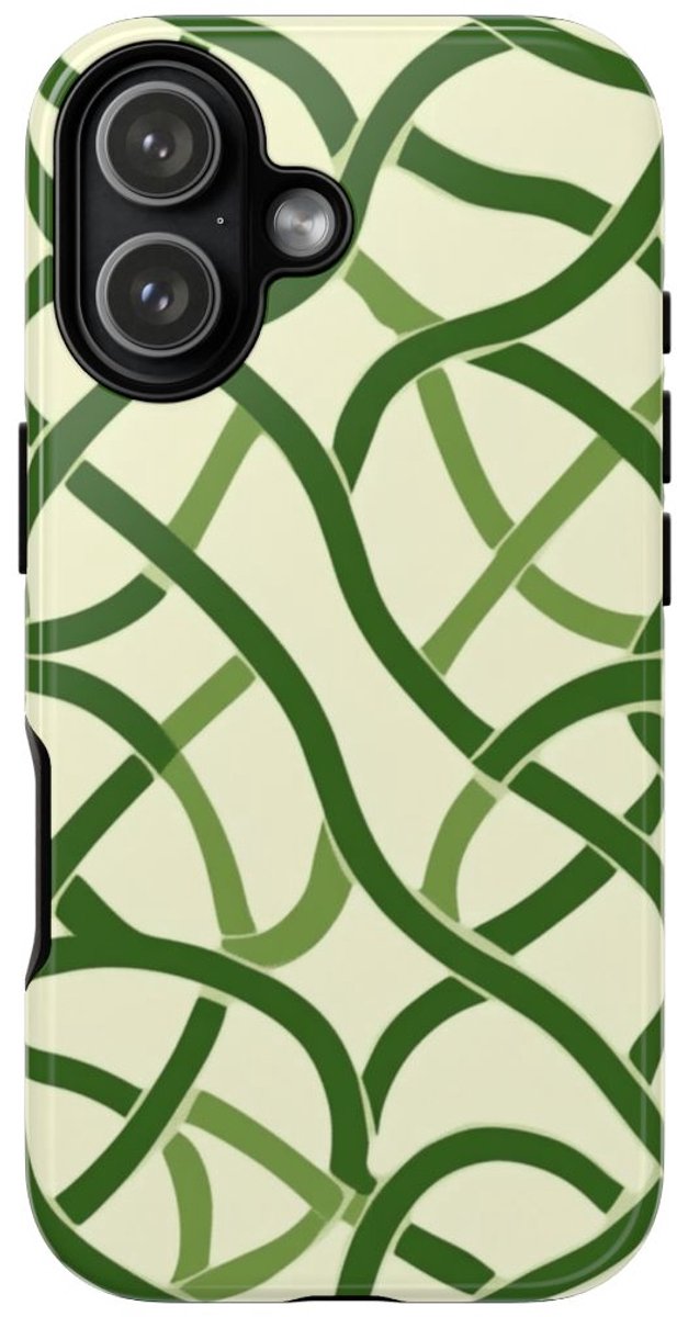 Groen Keltisch Knoopmotief – Telefoonhoesje Geschikt voor iPhone 17