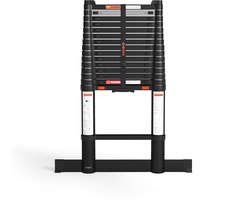 RMBO Telescopische Ladder - Telescoopladder - 4.70m lang, Compact en Draagbaar met Soft Closing Systeem, Geschikt voor Particulier en Professioneel Gebruik, Telescopische Vouwladder, Max. Belasting 150 kg, EN 131.6