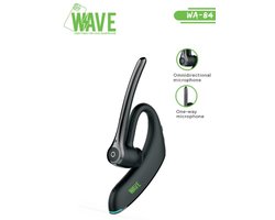 Wave | Draadloze Headset | Bluetooth 5.0 Oordopjes | Draadloze Headset met Microfoon | Handsfree Bellen | 16 Uren Bellen | 1-2 Uur Opladen