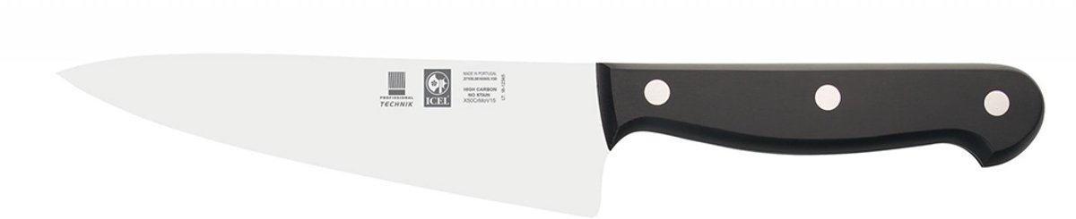 ICEL - Technik Series - Professioneel Koksmes - 15cm - RVS