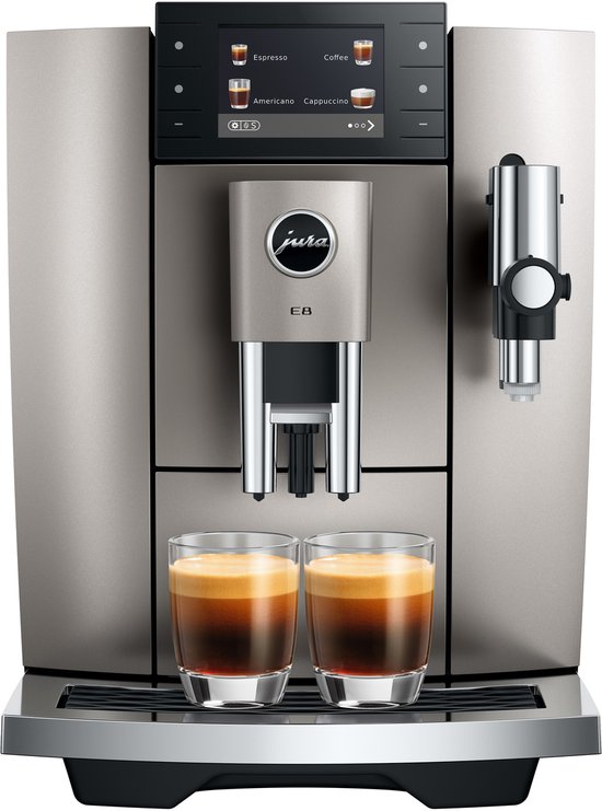 JURA - E8 Midnight Silver (ED) - Volautomatische espressomachine