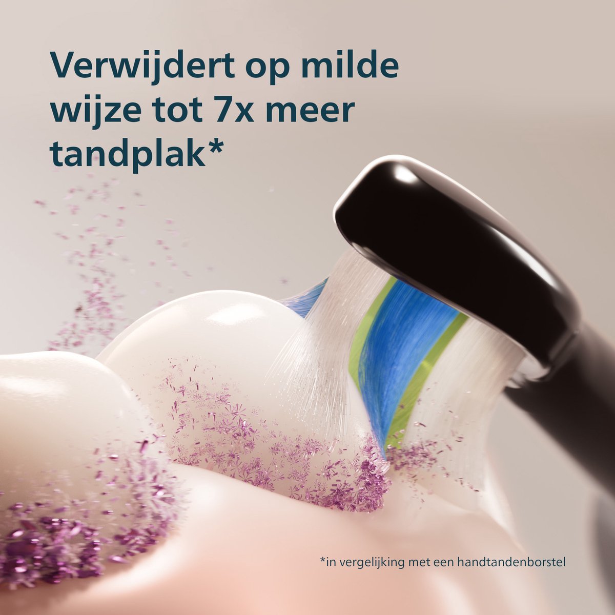 Philips Sonicare 5300 Series - Elektrische Tandenborstel - Zwart - Wittere tanden - HX7101/01 — afbeelding 7