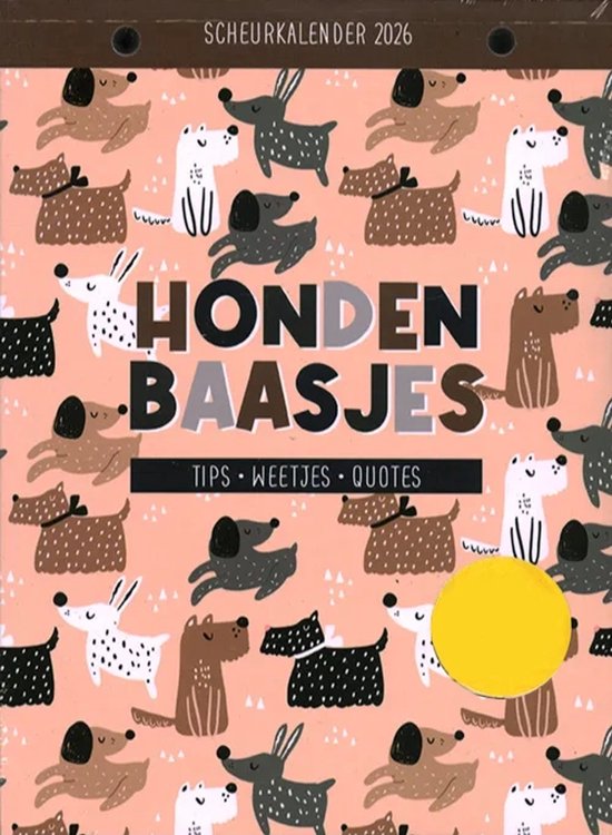 Honden Baasjes Scheurkalender - 2026