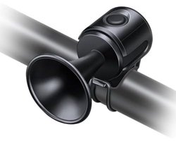 fietsbel- fietsbel kind- Elektrische fietshoorn - 120db luide fietshoorn - Stuur - Fietsbel met twee batterijen met lange levensduur - Fietshoorn voor volwassenen - Kinderfiets - Scooter - E-bike - Eenvoudig te installeren