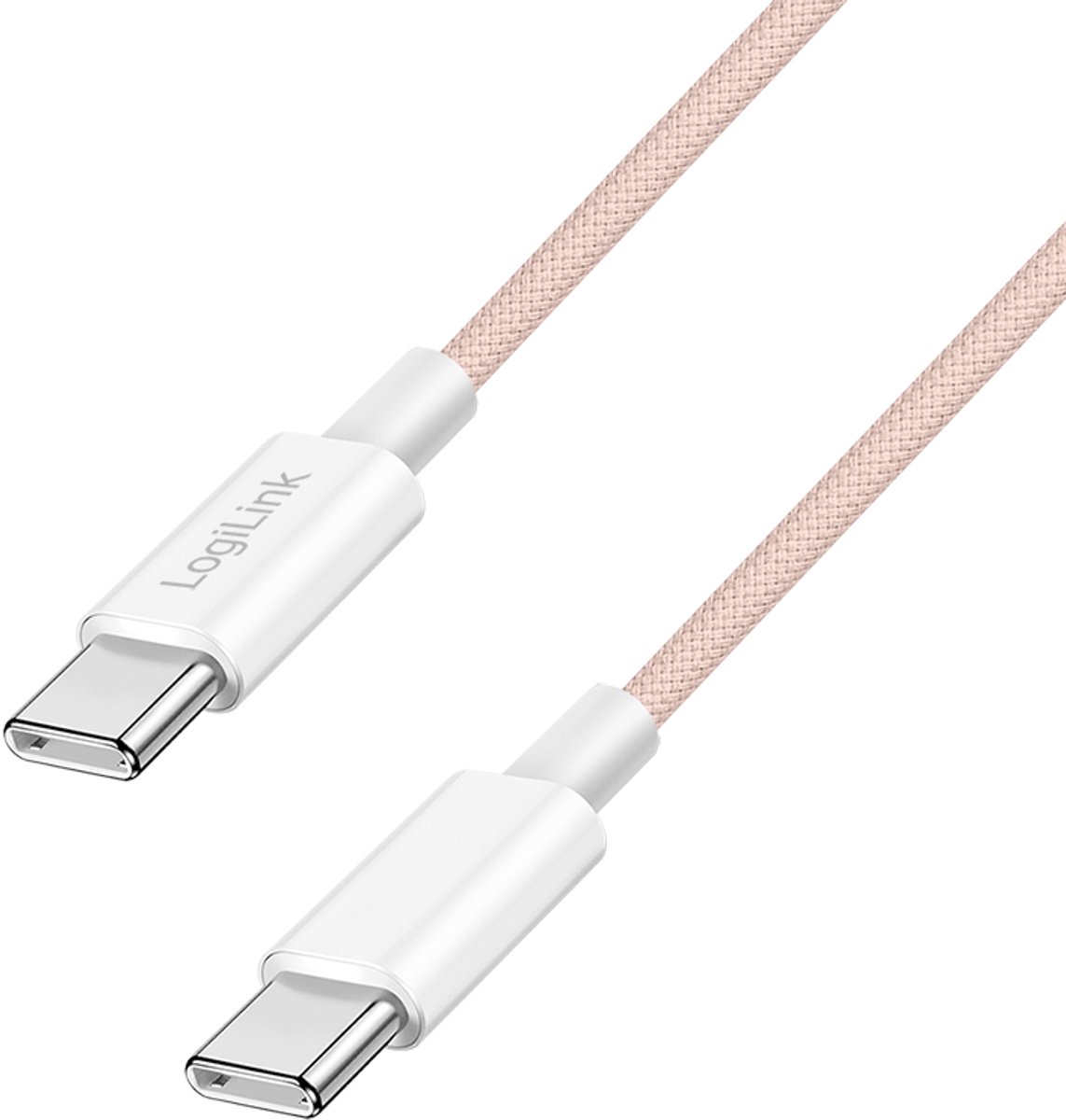 LogiLink CU0343 USB-kabel USB 2.0 0,5 m USB C Roze