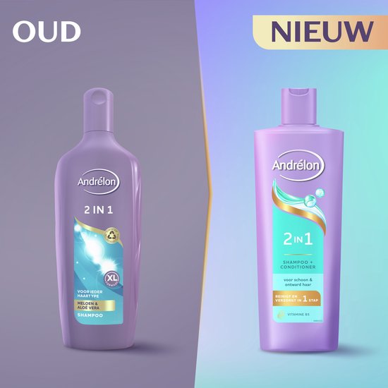 Andrélon - 2-in-1 Shampoo en Conditioner - 6 x 400 ml