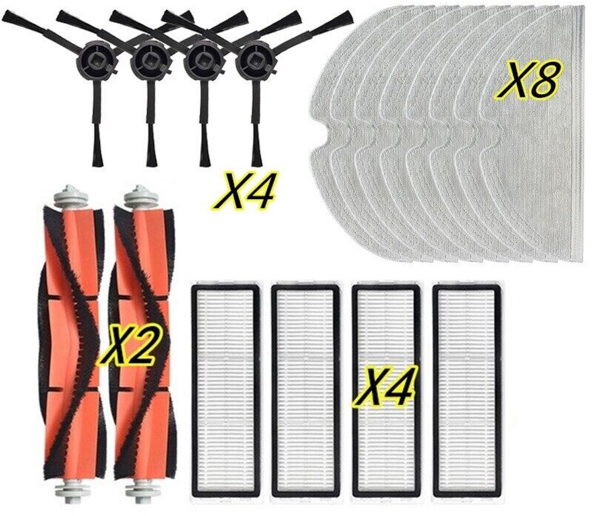 Geschikt voor Compatibele accessoires Geschikt voor Mi Robot Vacuum-Mop2 Pro+ Cleaner STYTJ02ZHM-onderdelen