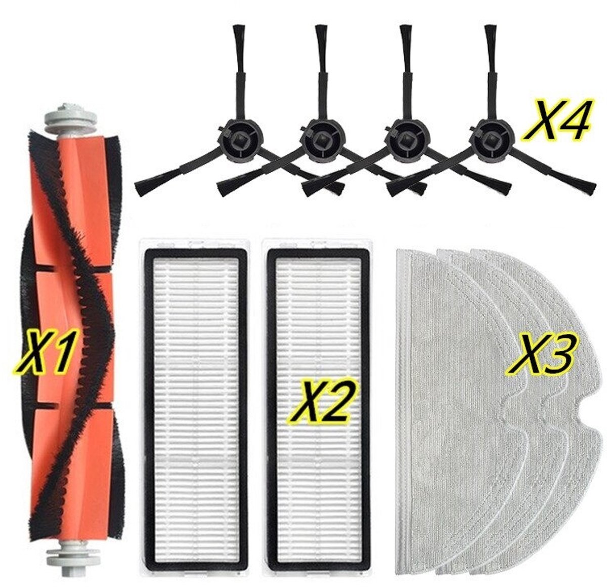 Geschikt voor Compatibele accessoires Geschikt voor Mi Robot Vacuum-Mop2 Pro+ Cleaner STYTJ02ZHM-onderdelen