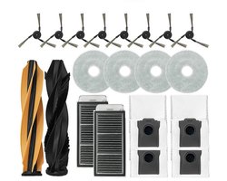 Geschikt voor Dreame X50 X40 Veegrobot Accessoires Vervangingsset Hoofdborstel Filter Zijborstel Accessoireset -20 stuks