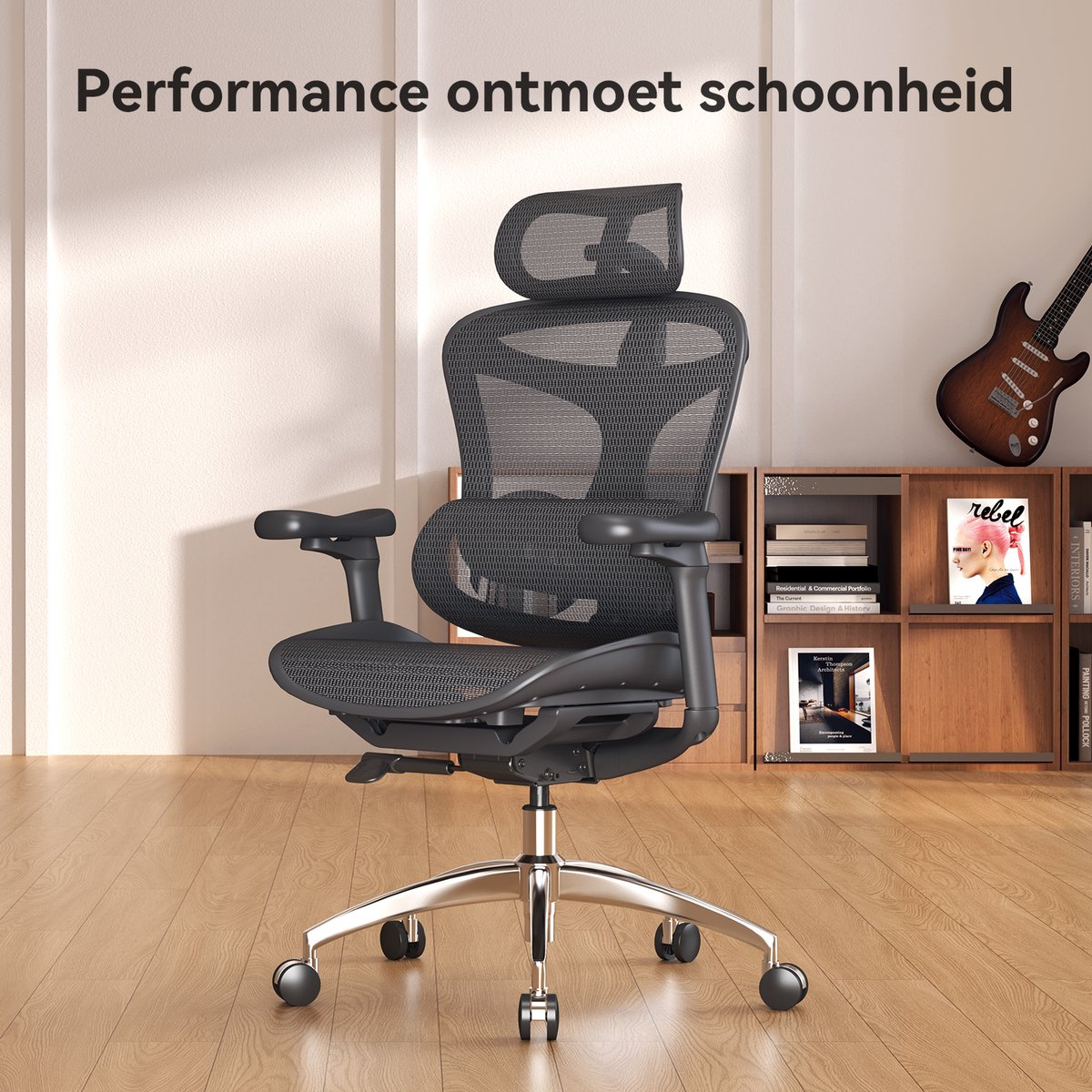 SIHOO Doro C300 Ergonomische Bureaustoel - 4D Armleuningen - afbeelding 2