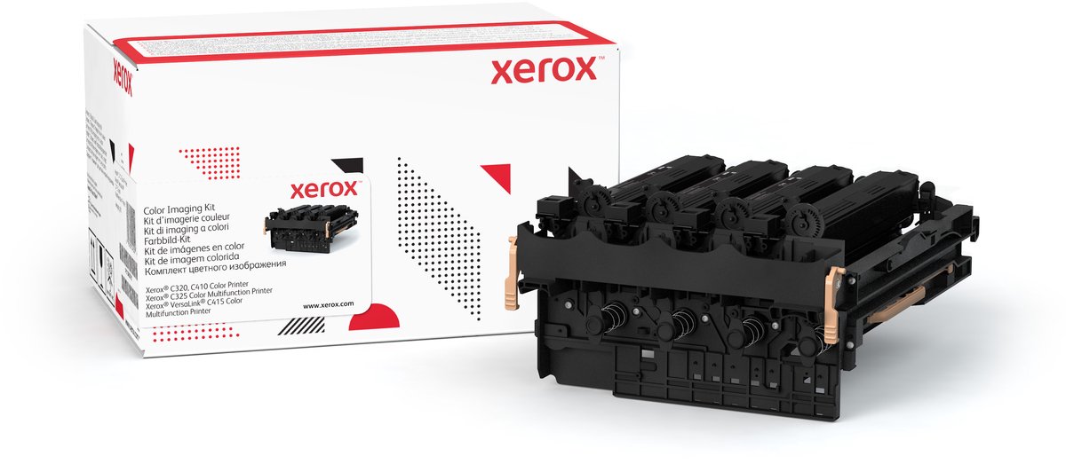 Xerox C320/C325, C410/C415 zwarte en kleuren beeldeenheid (capaciteit van 125.000) (lange levensduur, hoeft doorgaans niet te worden vervangen)