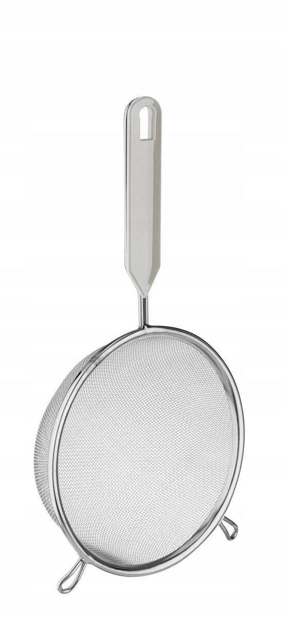 Roestvrijstalen Zeef 18 cm PRACTICO met Handvat - Grijs