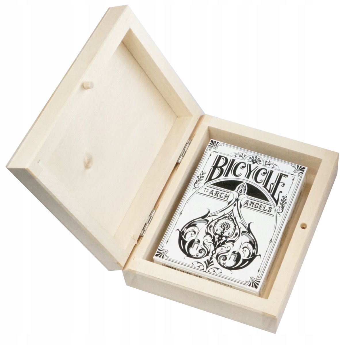 Bicycle Archangels Speelkaarten in Houten Kistje
