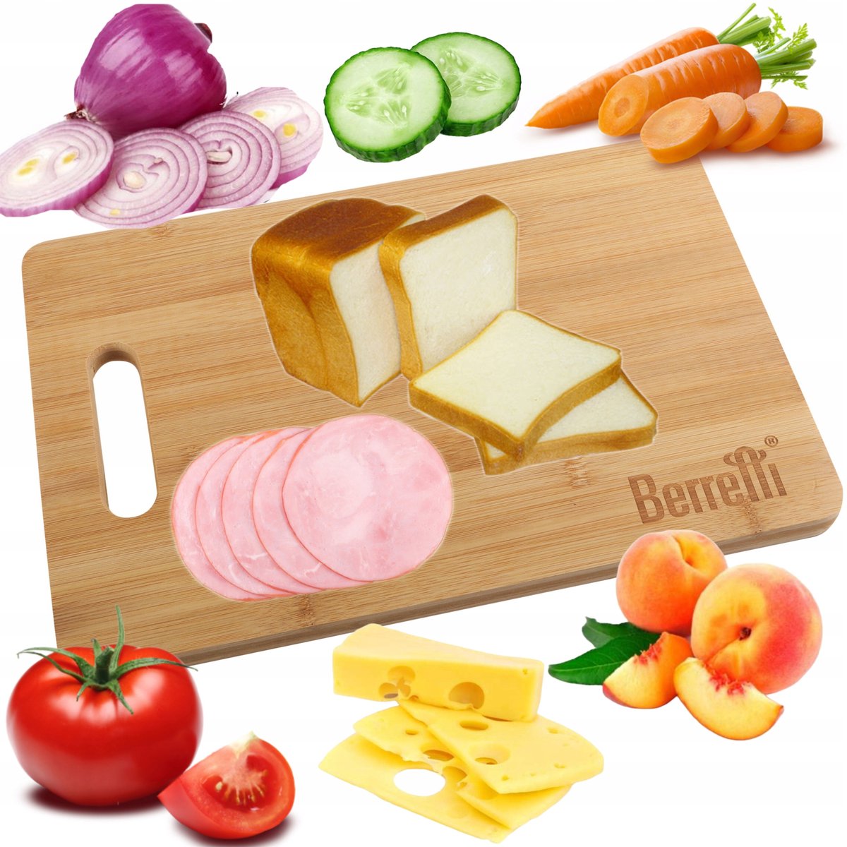 Berretti Bamboe Snijplank 28x18 cm - Duurzaam en Praktisch