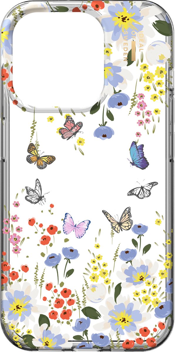iDeal of Sweden Clear Case Mid geschikt voor Apple iPhone 15 Pro Artistic Garden