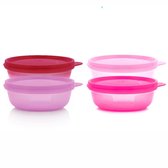 Ensemble de 4 assiettes spatiales Tupperware