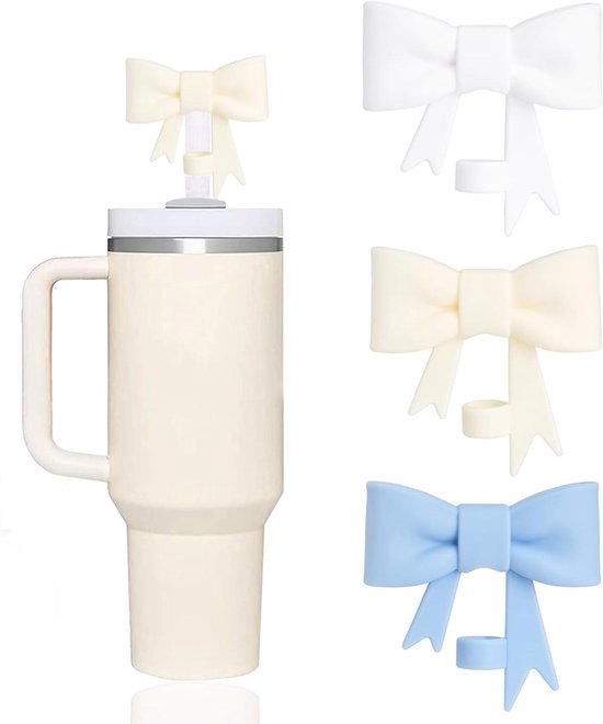 Stanley Cup 6 Stuks Siliconen Rietjesafdekkingen Voor Je Stanley Beker – Stofdicht En Schattig! Rietjes Accessoires Stanley