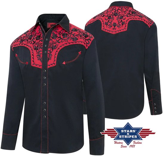Blouse Western pour homme BROOKS Stars & Stripes, taille M