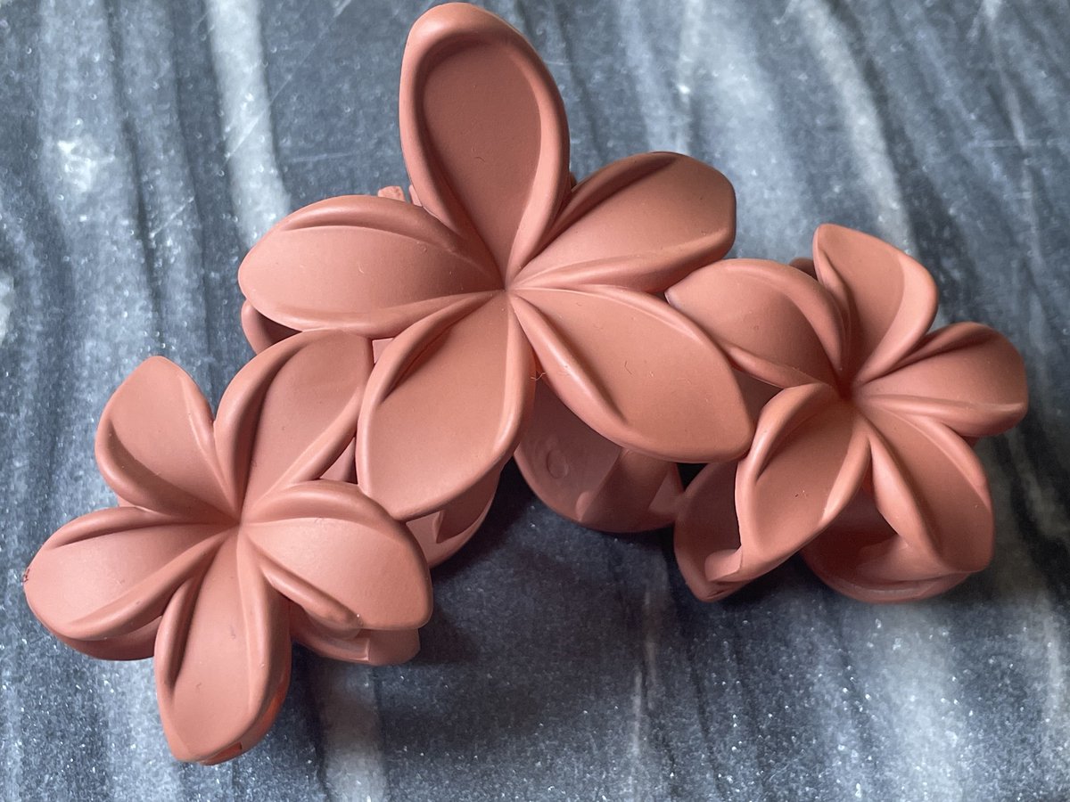 Haarklemmen set - 4 modellen - Oranje