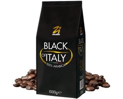 1 kg 100% Arabica Espresso Koffiebonen - Zicaffè Black of Italy Premium blend - Siciliaanse topkwaliteits koffie - Uit Italië