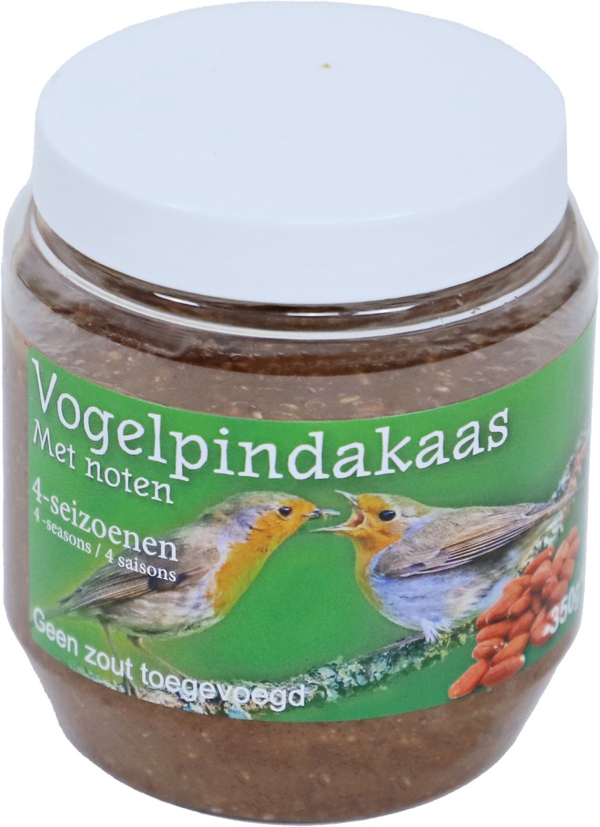 Bird-Feeder | Multipack Pindakaas voor Vogels - 6 potten - Diverse smaken - Original - Diverse Smaken
