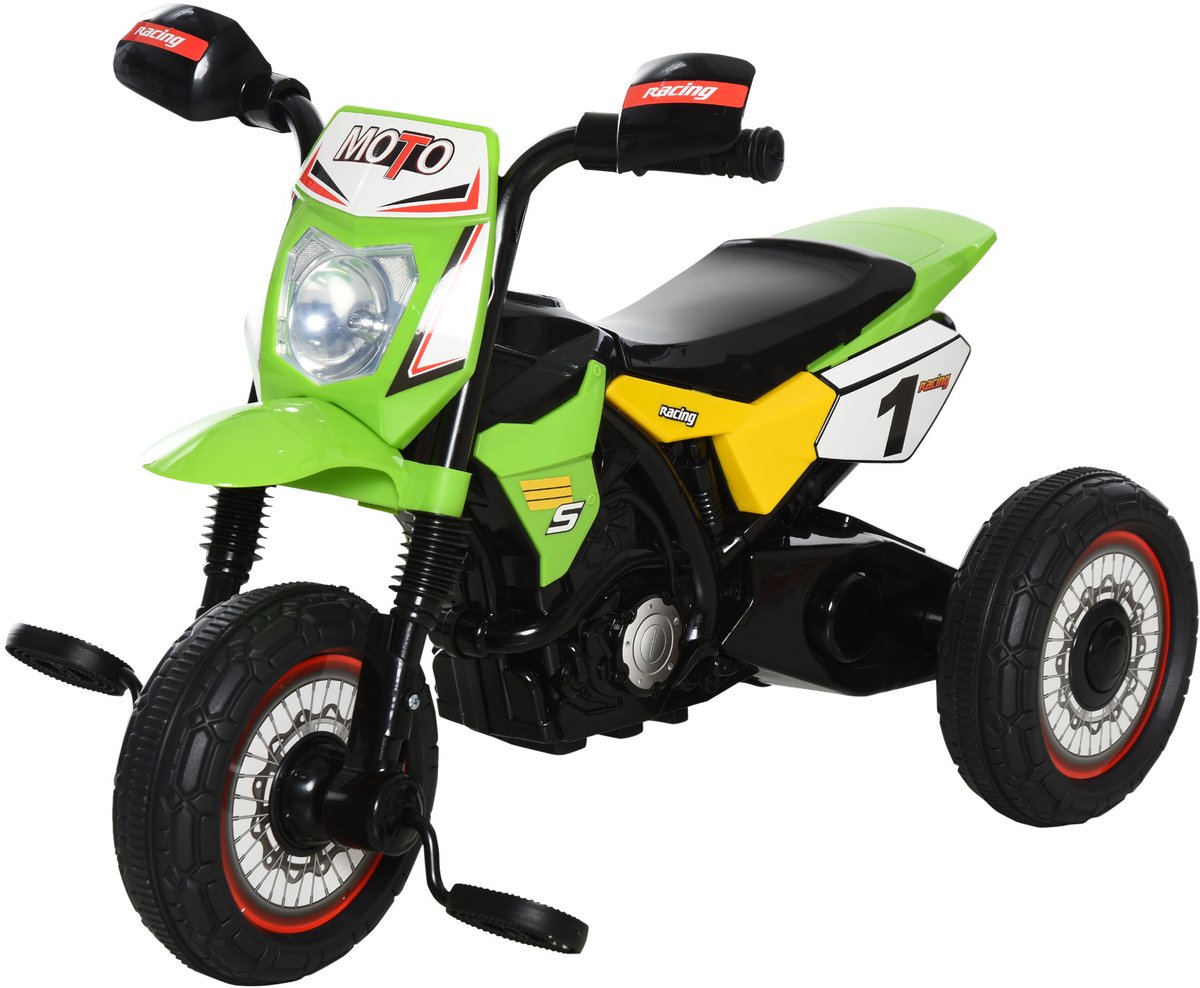 HOMCOM Kinderdriewieler - Kunststof - 71x40x51cm - Groen