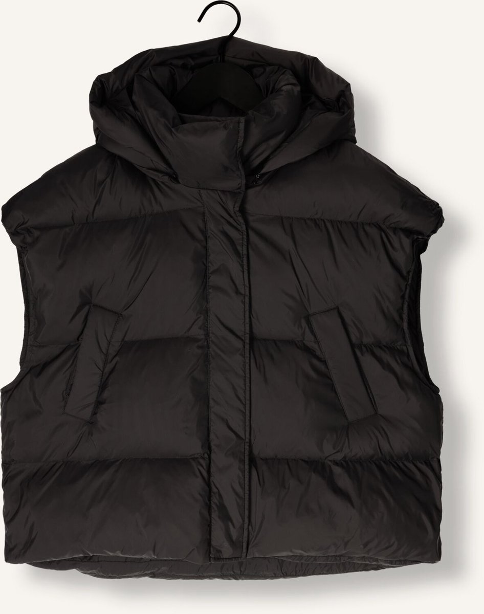 WITHBLACK Wblvanessa Puffer Waistcaot Jassen Dames - Winterjas - Zwart - Maat S