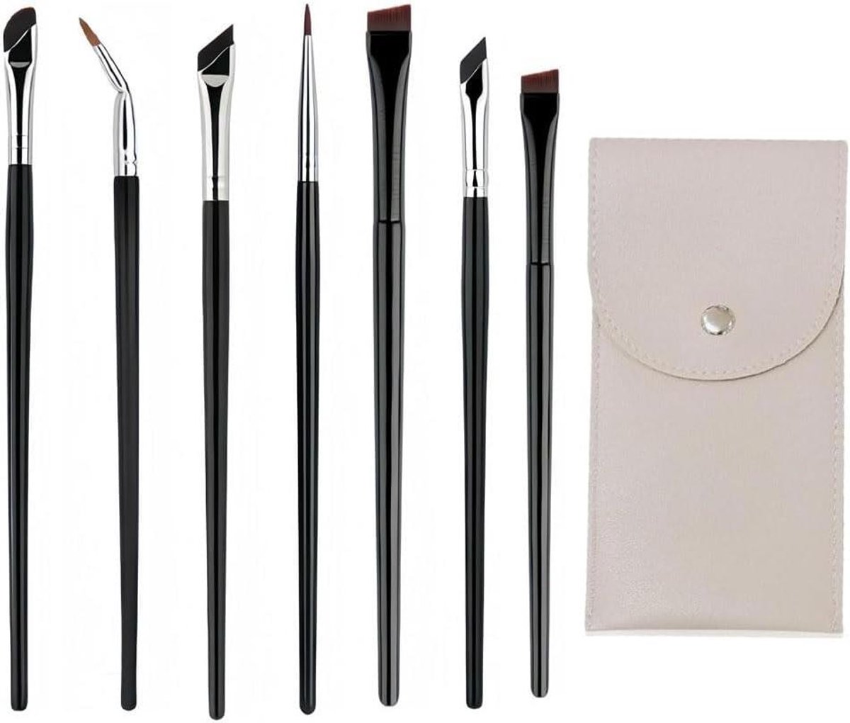 Professionele 7-delige Eyeliner- en Oogschaduwkwastenset voor Nauwkeurige Make-up
