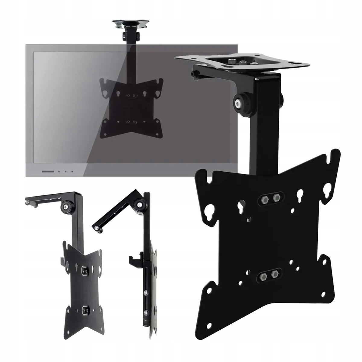 Merkloos TV Ophangbiegel Plafond 17-42 inch Schuine Dakmontage