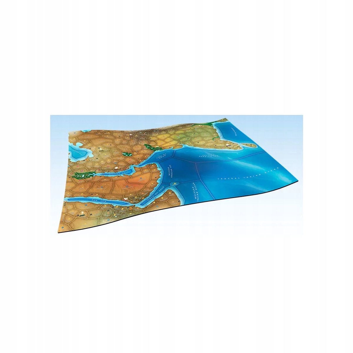 Mega Empires: The East Deluxe Speelmat - 130x90cm Neopreen