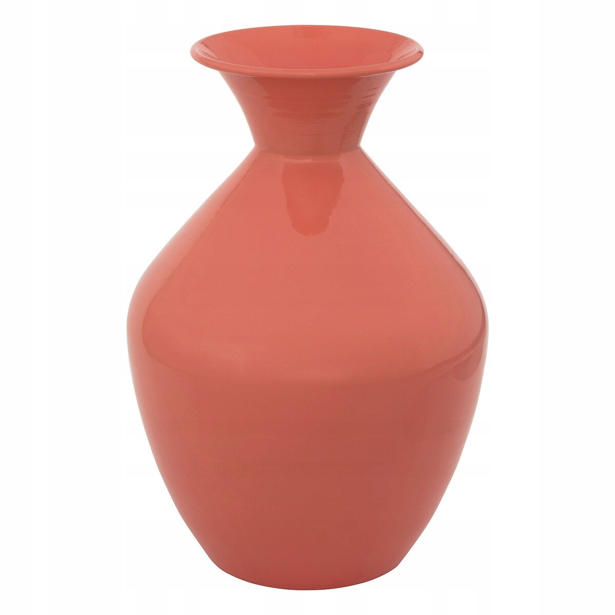 Roze Metalen Vaas Geëmailleerd Ø 25 x 37 cm voor Binnen