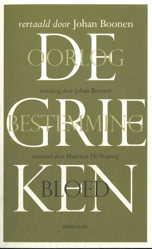 De Grieken - Bloed - cover