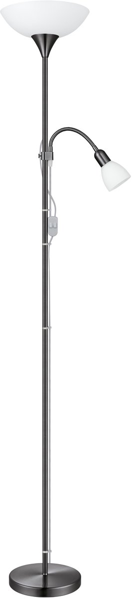 EGLO UP 2 Staande lamp - E27 - 27.5 cm - Nikkelmat