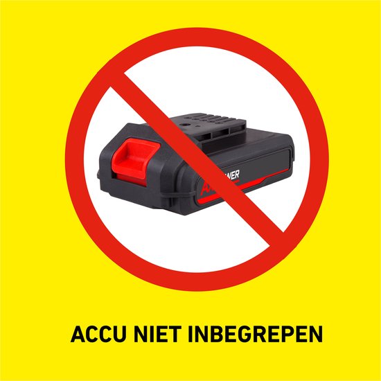 FERM - AX-POWER - HTM1004 - Heggenschaar - voor - 20V - accu - Zonder Accu en lader - Bladlengte - 500mm - Snoeicapaciteit: - 14mm - Toerental: - 1.200/min - Veiligheidsschakelaar- Beschermkap - Opberghoes - Wireless hedge trimmer - Accuheggenschaar van Merkloos	 — afbeelding 3