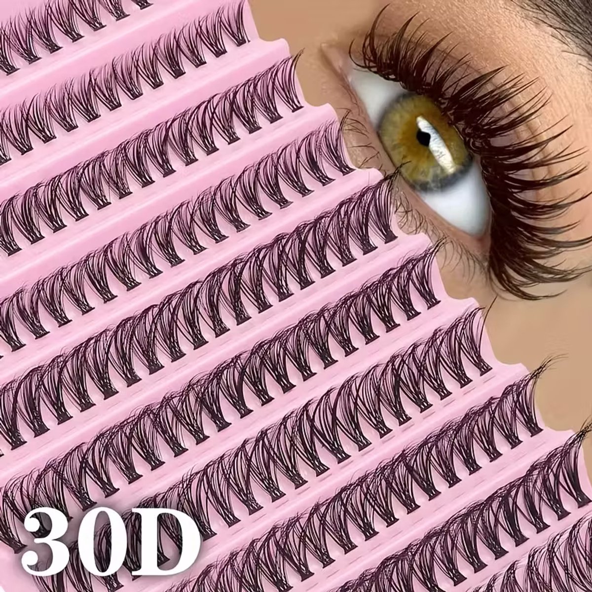 GEAR3000® 30d nepwimpers natuurlijk - cluster - wimperextensions - eyelashes DIY 200 st
