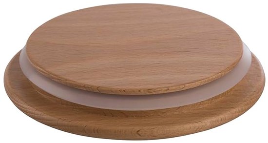 APS Deckel für Weck-Gläser, Buchenholz, 12er Set