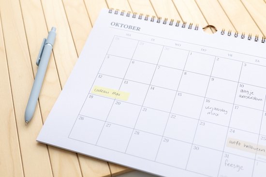 Planbooks - Maandkalender - Familieplanner 2026 - Maandplanner 2026 - Maandkalender 2026 ophangbaar - Maandplanner