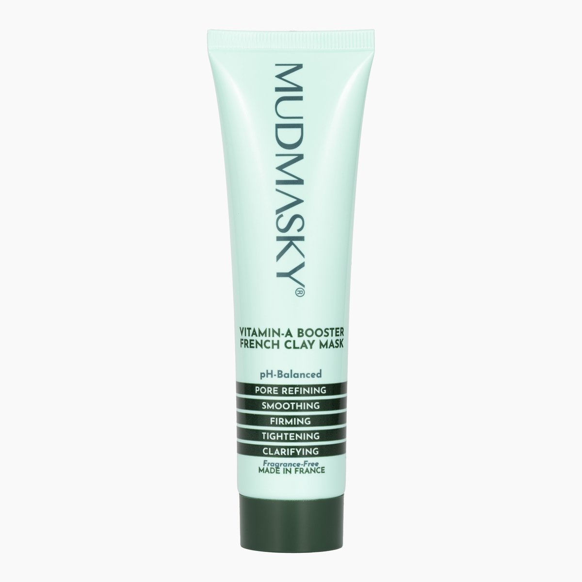 MUDMASKY - Vitamin-A Booster FRENCH Clay Mask 60ml - Voor droge gevoelige huid - 40 seconden werkende klei masker - Franse Klei - Clay Mask - Gezichtsmasker