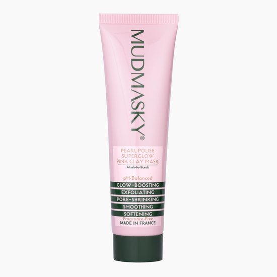 MUDMASKY® Pearl Polish Super Glow Pink Australian Clay Mask