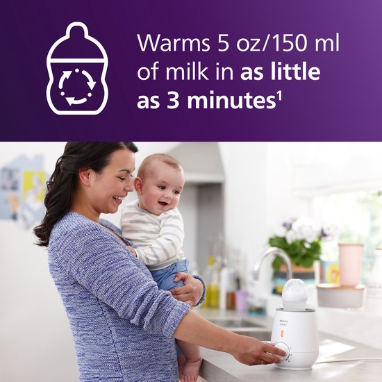 Philips Avent - Elektrische Flessenwarmer - SCF355/09 van Philips — afbeelding 3