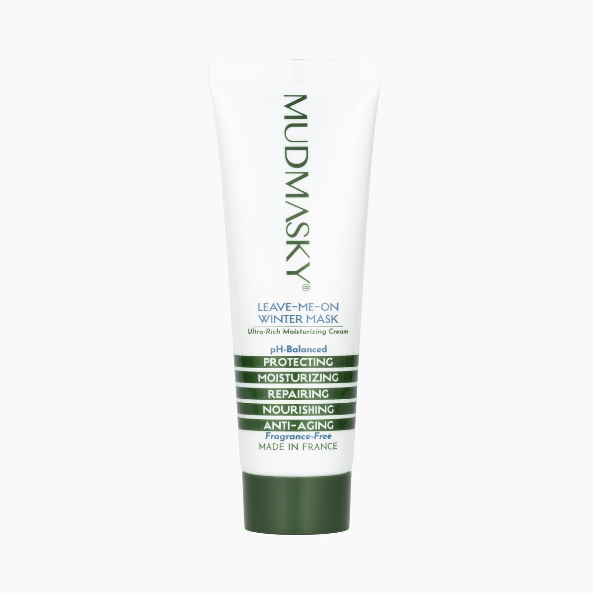 MUDMASKY - Leave-Me-On Winter Mask 40ml dagcreme PARFUMVRIJ - Voedende gezichtscreme voor mannen en vrouwen - "uitstekend" volgens GQ magazine en "geweldige creme" volgens ALLURE!