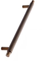 FURNIWARE Set van 10 vintage meubelgrepen van antiek messing, gatafstand 128 mm, voor keuken, lade, keukenkast