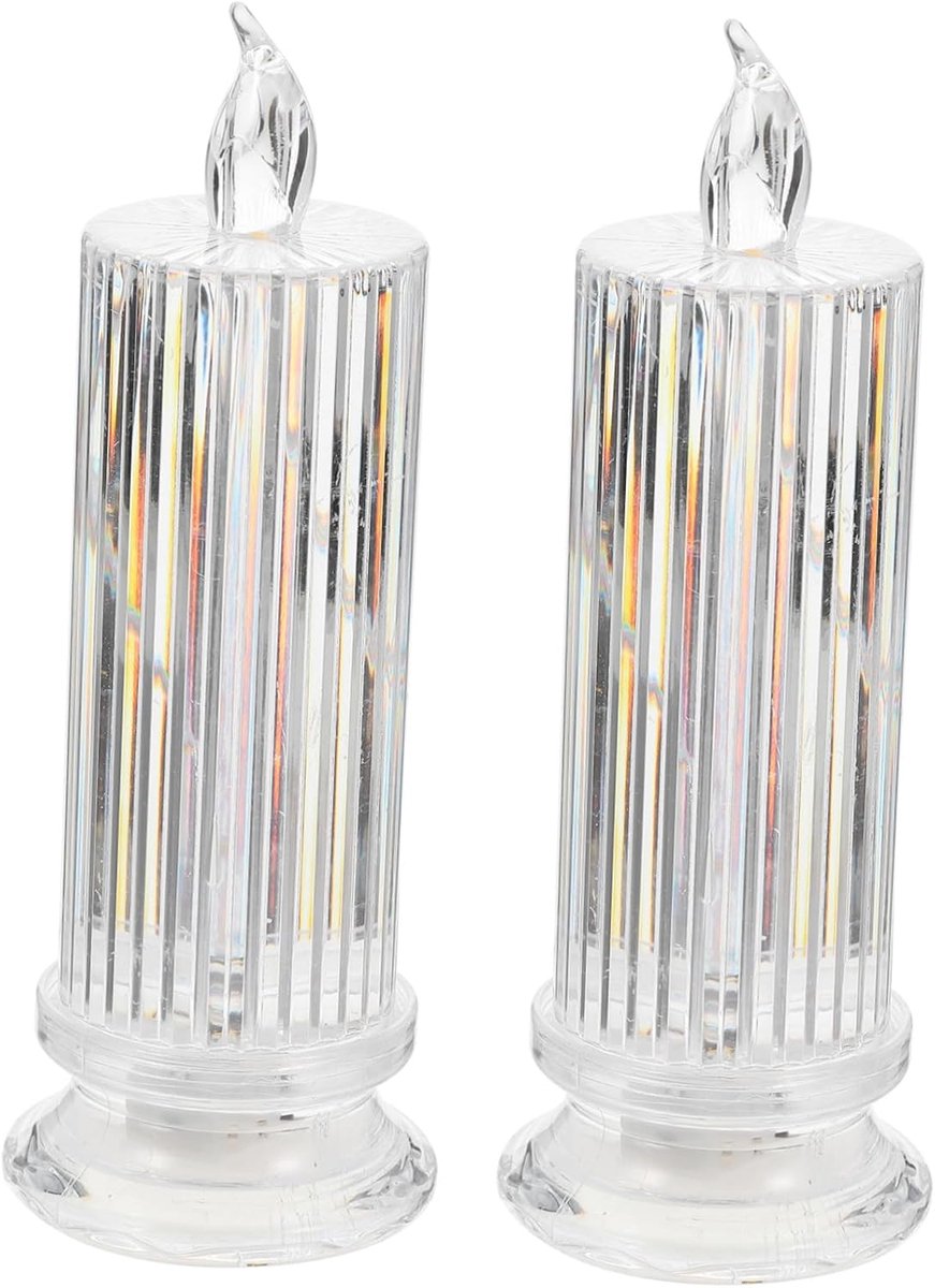 2 LED Elektronische Kaarsen voor Sfeervolle Verlichting