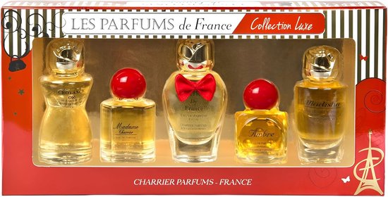 Luxe Franse Eau de Parfum - Een collectie van 5 schitterende luxe parfum miniaturen