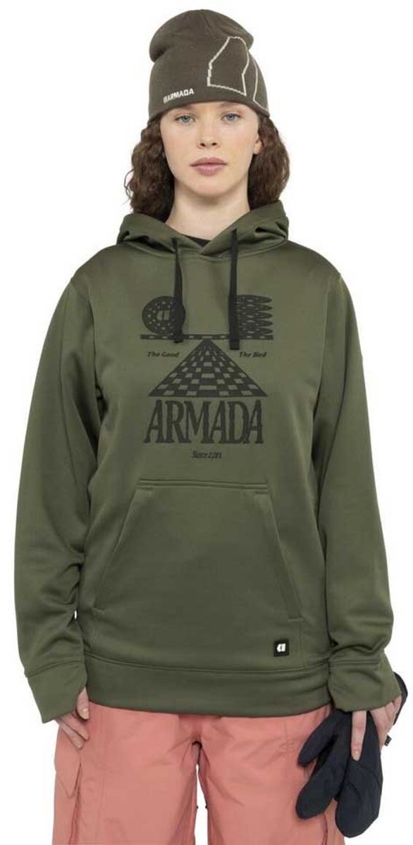 Armada Rollin Rideable Hoodie Groen M Vrouw