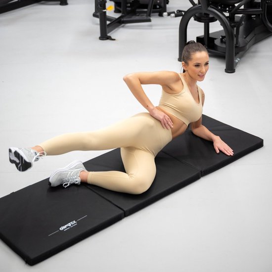 Opvouwbare Gymnastiekmat 180x60x5cm - Zachte en Dikke Turnmat voor Thuis, Ideaal voor Kinderen en Volwassenen van Avento — afbeelding 5