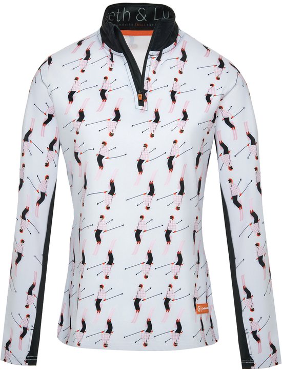 Gareth & Lucas Skipully The One Hundred and Nineteen - Femme XL - 100 % polyester recyclé - T-shirt de sport intermédiaire - Sports d'hiver