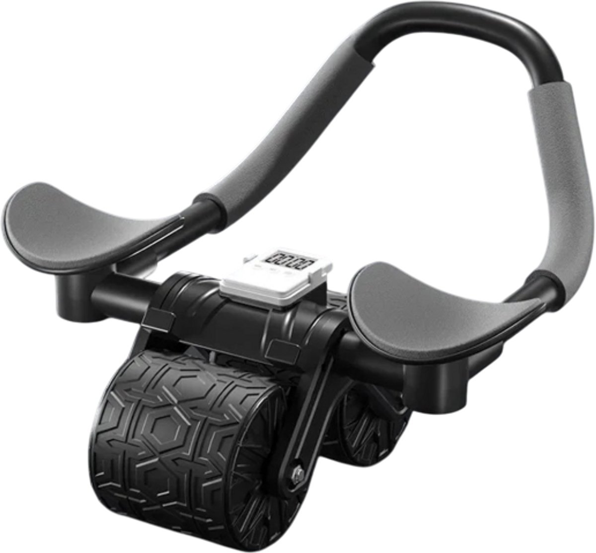 Dubbelzijdige Armsteun en AB Roller Wiel – Abdominale Oefenmachine met Automatische Terugslag voor Thuis – Fitnessapparaat voor Buikspieren en Armen voor Mannen en Vrouwen