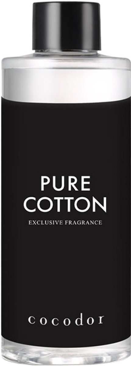 Cocodor - Geurstokjes Navulling - Pure Cotton 200 ml